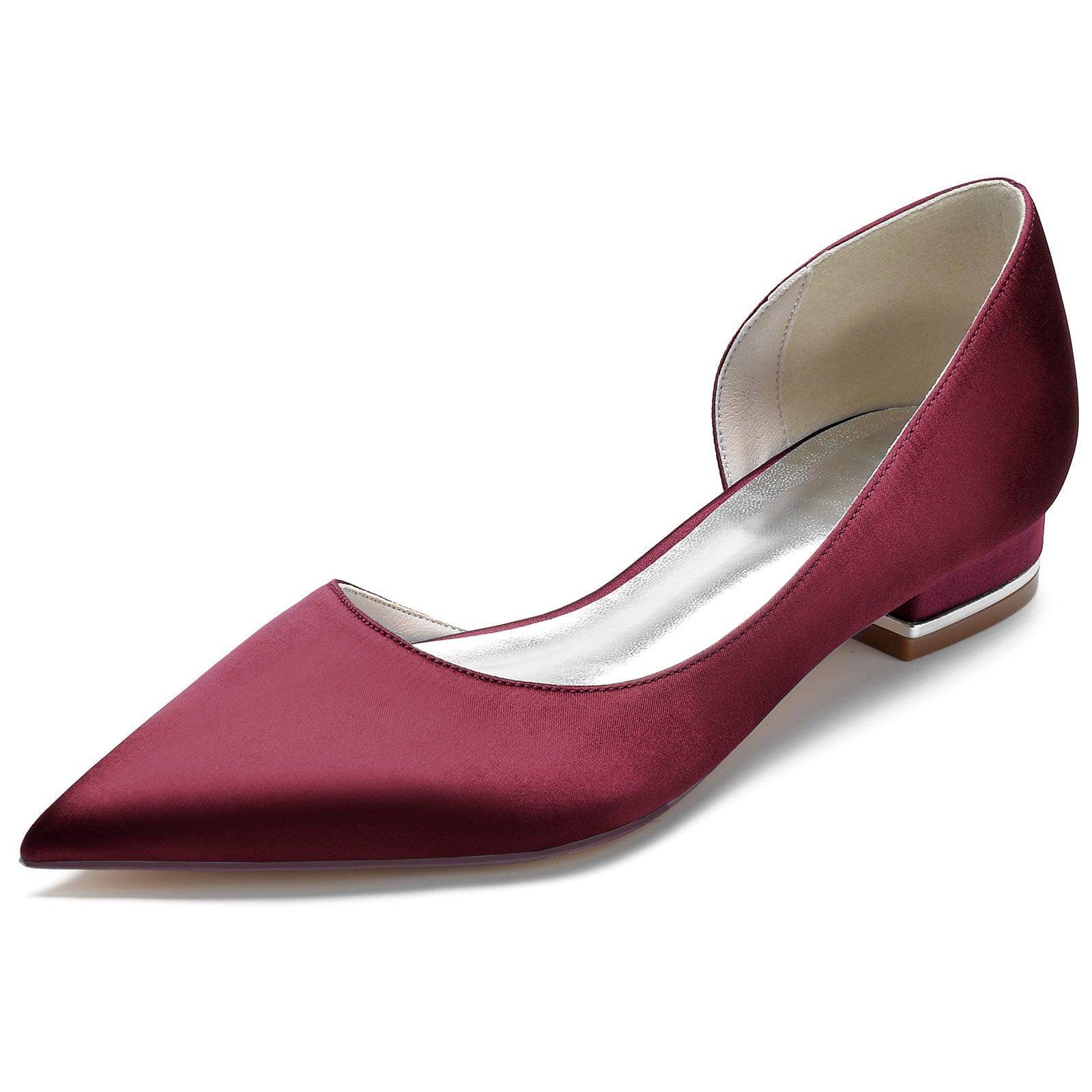 Flat Heel 2.5cm Silk-Like Shoes CK0267 - COCOMELODY